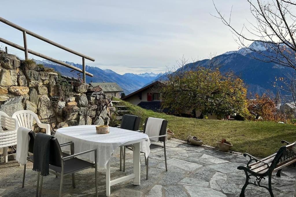 New: Appartement Refait A Neuf Avec Vue! Crans-Montana Buitenkant foto